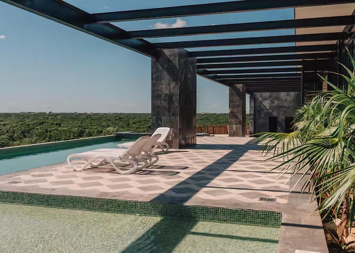 Apartment Bt Homes - Tulum, Moderno Cerca Del Mar Con Piscina Y Balcon Tulum